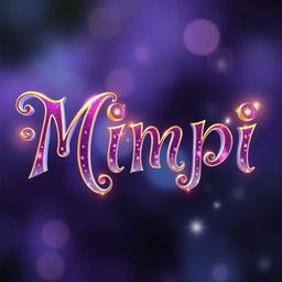 A captivating design featuring the title 'Mimpi' in unique, magical typography