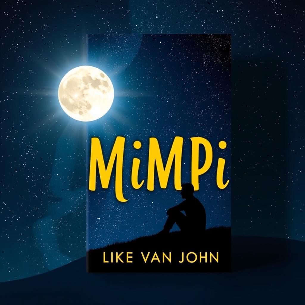 A5 size book cover featuring the title 'Mimpi' by writer Luke Van John