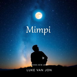 A5 size book cover featuring the title 'Mimpi' by writer Luke Van John
