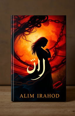 A captivating book cover design for 'मोहजाल' by Alim Irahod, featuring imagery that reflects themes of passion, addiction, lust, and love