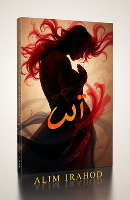 A captivating book cover design for 'मोहजाल' by Alim Irahod, featuring imagery that reflects themes of passion, addiction, lust, and love