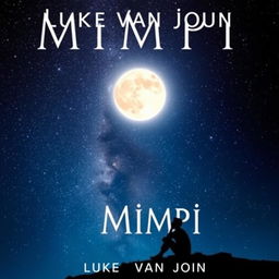 A book cover design for a title named 'Mimpi' by author Luke Van John