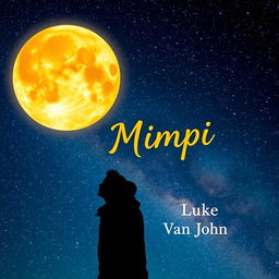 A beautifully designed book cover in A5 size featuring the title 'Mimpi' by author Luke Van John