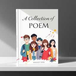 An aesthetically pleasing book cover for a poetry collection titled 'A Collection of Poem 04SIGP001'