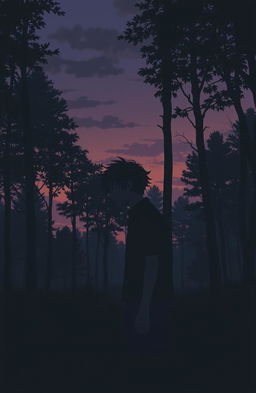 A dramatic and emotional scene illustrating a search for a lost father figure