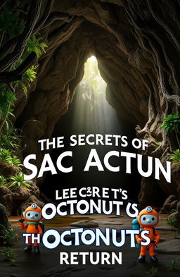 A stunning entrance to the Caves of Sac Actun, illuminated by soft, natural light filtering through rock formations