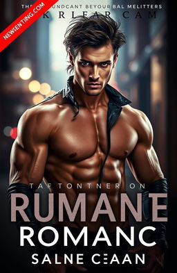 A hot and intense book cover featuring a male character exuding dominance and sensuality