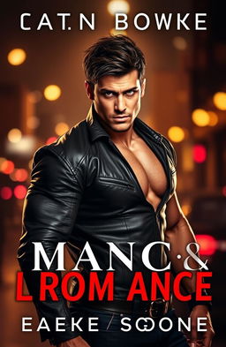 A hot and intense book cover featuring a male character exuding dominance and sensuality