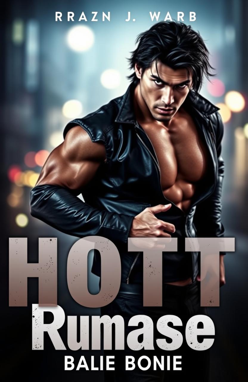 A hot and intense book cover featuring a male character exuding dominance and sensuality