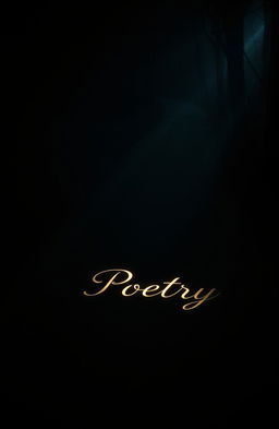 A mysterious path winding through a dark forest, illuminated by faint, ethereal light filtering through the trees