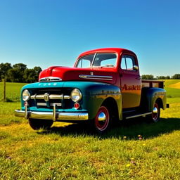 A vintage 1952 Ford Prefect truck, showcasing its classic design and style