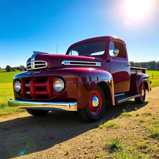 A vintage 1952 Ford Prefect truck, showcasing its classic design and style