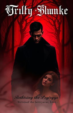 A gothic mystery crime book cover featuring a disfigured man looking troubled, caught in a shadowy alley