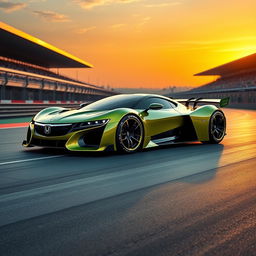 A stunning concept car inspired by Honda, paying tribute to the legendary Formula 1 driver Ayrton Senna