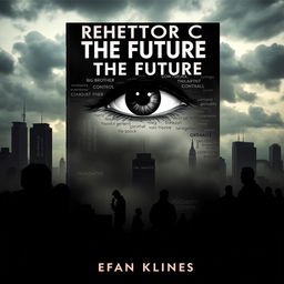 An intriguing book cover for 'Rhetoric of the Future: Orwellian Themes'