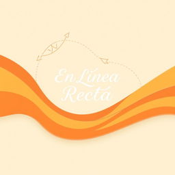 Create a book cover inspired by the themes of the book 'En Línea Recta'