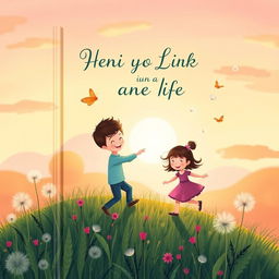 A whimsical book cover design that beautifully conveys a sense of nostalgia and reflection
