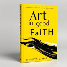 A fresh and innovative front cover design for 'Art in Good Faith' by Marlita S