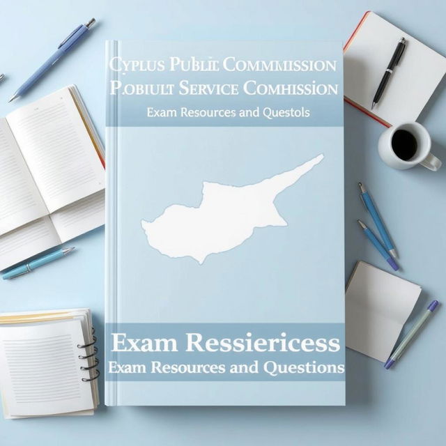 A book cover design featuring a detailed outline of Cyprus prominently placed in the center