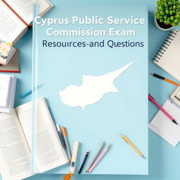 A book cover design featuring a detailed outline of Cyprus prominently placed in the center