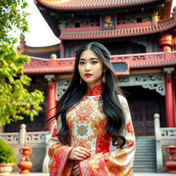 An iconic beauty of a Chinese woman, named Ms