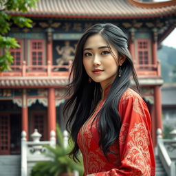 An iconic beauty of a Chinese woman, named Ms