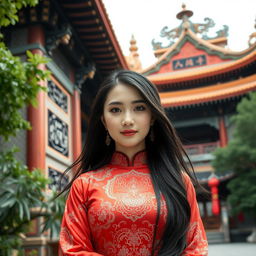 An iconic beauty of a Chinese woman, named Ms