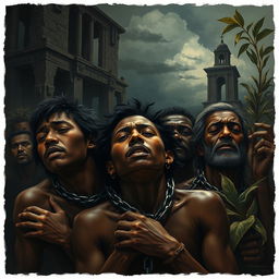 An evocative depiction of sovereign power, slavery, and suffering