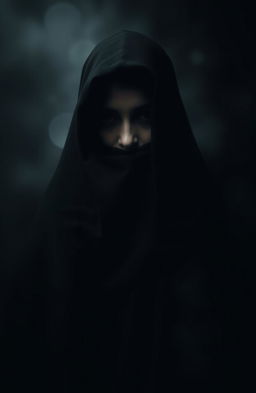 An abstract representation of the themes of bullying, silence, and darkness