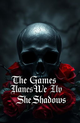 A dark romance scene embodying an eerie and romantic atmosphere