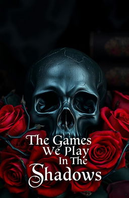 A dark romance scene embodying an eerie and romantic atmosphere
