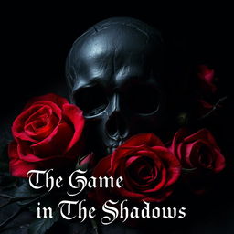 A captivating dark romance scene filled with intrigue and shadows