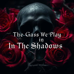 A captivating dark romance scene filled with intrigue and shadows