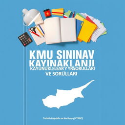 Design a book cover with a calm and professional appearance featuring a blue background