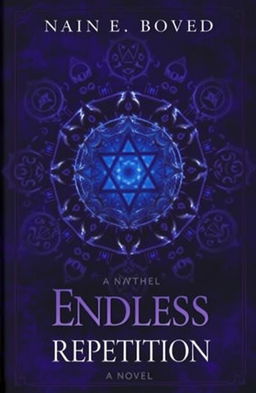 A dramatic book cover for the novel titled 'Endless Repetition'