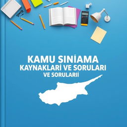 A calm and professional cover design featuring a blue background