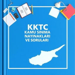 A calm and professional cover design featuring a blue background