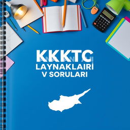 A calm and professional cover design with a blue background