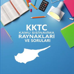 A calm and professional cover design with a blue background