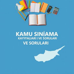 A calm and professional cover design featuring a blue background