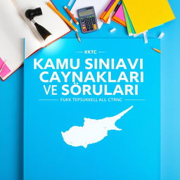 A calm and professional cover design featuring a blue background