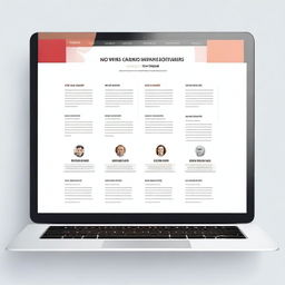 Design an innovative and appealing landing page for a conference, intended to generate interest and encourage registrations