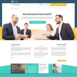 Design an inviting and captivating landing page for a conference