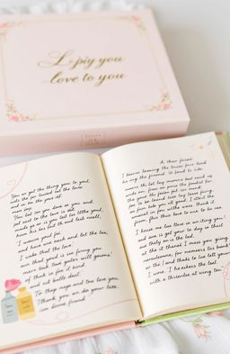 A beautifully crafted book featuring a compilation of heartfelt letters from the people who love you