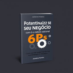 An e-book cover titled 'Potencialize Seu Negócio com o método 6Ps' by Jackeline Ferreira, featuring the subtitle 'Como os 6Ps podem transformar sua estratégia em resultados'