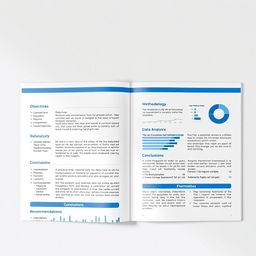 A detailed report layout showcasing Monitoring and Evaluation activities