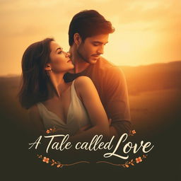 A cinematic romantic poster for the film titled "A Tale Called Love"