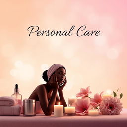 A beautifully designed ebook cover specifically for personal care aimed at women
