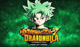 An album cover featuring a logo inspired by Midoriya Izuku from My Hero Academia in Dragonball Z style