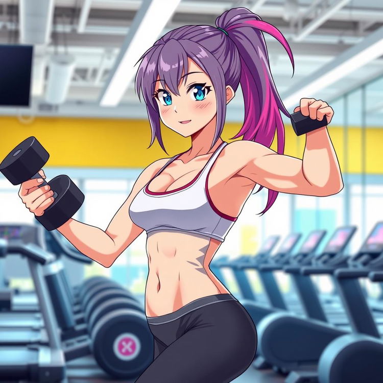 Unleash Your Inner Strength Anime Girl Workout